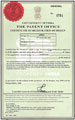 Patent Certificate for PVC Marking Machine Design